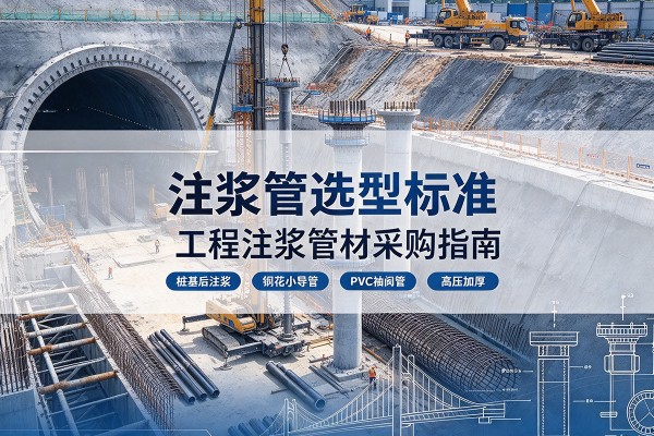 高平注浆管选型标准