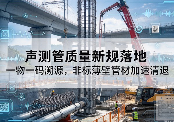 高平声测管质量新规落地，一物一码溯源，非标薄壁管材加速清退